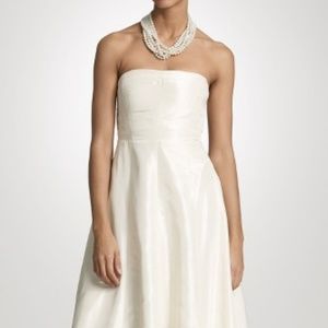 J Crew ivory silk wedding dress.  NWT